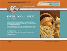 Tablet Screenshot of bigskybread.com